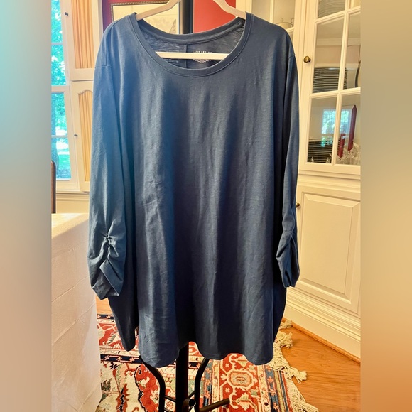Lane Bryant Tops - Lane Bryant Navy Blue Tunic Top